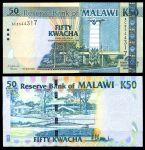 Малави 2004 г. • P# 49 • 50 квач • 40 лет независимости • монумент • памятный выпуск • UNC пресс