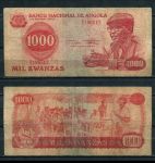 Ангола 1979 г. • P# 117 • 1000 кванза • Антонио Агостиньо Нето • регулярный выпуск • F ( кат. - $ 10 )
