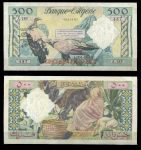 Алжир 1958 г. (11-3) • P# 117 • 500 франков • орлы • регулярный выпуск • XF-