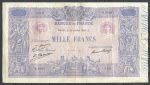 Франция 1926 г. (Paris 20-07) • P# 65k • 1000 франков • "blue & rose" • регулярный выпуск • VF*