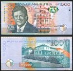 Маврикий 2010 г. • P# 63a • 1000 рупий • Сэр Шарль Гаэтан Дюваль • регулярный выпуск • AU