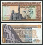 Египет 1978 г. • P# 44 • 1 фунт • Мечеть султана Каит-бея • регулярный выпуск • UNC пресс