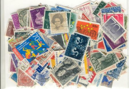 Нидерланды • XX век • набор 50 разных, старых марок • Used F-VF