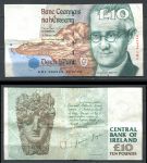 Ирландия 1993 г. • P# 76a • 10 фунтов • Джеймс Джойс • регулярный выпуск • XF