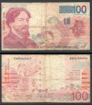 Бельгия 1995-2001 гг. • P# 147 • 100 франков • Джеймс Энсор • регулярный выпуск • F-