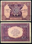 Французский Индокитай 1942 г. • P# 90a • 20 центов • регулярный выпуск • UNC пресс
