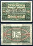 Германия 1920 г. • P# 67 K • 10 марок • регулярный выпуск • VF-