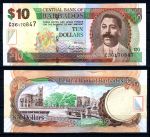 Барбадос 2007 г. • P# 68a • 10 долларов • Чарльз Дункан О'Нил • регулярный выпуск • UNC пресс