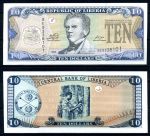 Либерия 2009 г. • P# 27e • 10 долларов • Джозеф Дженкинс Робертс • регулярный выпуск • UNC пресс ( кат. - $ 3,5 )