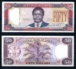 Либерия 2006 г. • P# 29с • 50 долларов • Сэмюэл Каньон Доу • регулярный выпуск • UNC пресс
