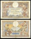 Франция 1935 г. (4-7) • P# 78c • 100 франков • регулярный выпуск • VG