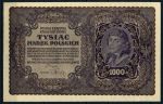 Польша 1919 г. • P# 29 • 1000 марок • Тадеуш Косцюшко • регулярный выпуск • UNC пресс