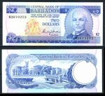 Барбадос 1980 г. • P# 30 • 2 доллара • Джон Редмэн Бовелл • регулярный выпуск • UNC пресс