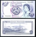 Мэн остров 1983 г. • P# 40b • 1 фунт • Елизавета II • Cashen • регулярный выпуск • UNC пресс