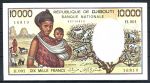 Джибути 1984 г. • P# 39a • 10000 франков • Женщина с ребенком • регулярный выпуск • UNC пресс*