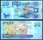 Фиджи 2012 г. • P# 117a • 20 долларов • альбатрос • регулярный выпуск • UNC пресс