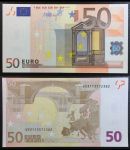 ЕС • Испания 2002 г.(2013) • P# 18v • 50 евро • регулярный выпуск • М. Драги • серия V • UNC пресс