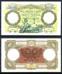 Албания 1939 г. • P# 7 • 20 франков • итальянская оккупация • XF-
