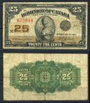 Канада 1923 г. • P# 11c • 25 центов • Campbell-Clark • регулярный выпуск • F-