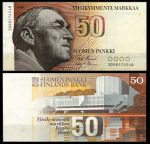 Финляндия 1986 г. • P# 114 • 50 марок • Алвар Аалто(архитектор) • регулярный выпуск • UNC пресс