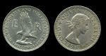 Родезия и Ньясаленд 1956 г. • KM# 6 • 2 шиллинга • орел • MS BU