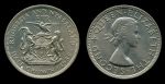 Родезия и Ньясаленд 1955 г. • KM# 7 • полкроны • герб • MS BU 