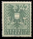 Австрия 1945 г. • SC# 447 • 42 g. • государственный герб • стандарт • MNH OG VF