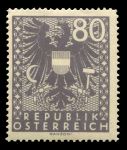 Австрия 1945 г. • SC# 450 • 80 g. • государственный герб • стандарт • MNH OG VF