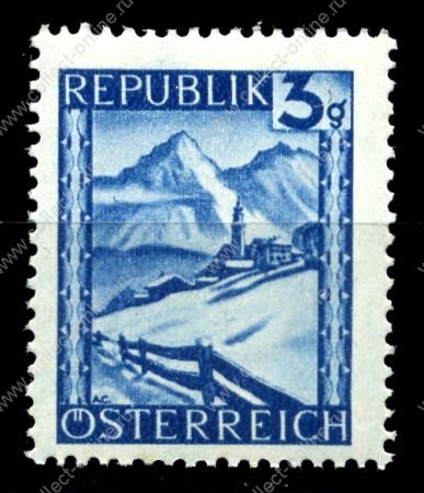 Австрия 1945-1947 гг. • Mi# 738(SC# 455) • 3 g. • Виды страны • Тироль • стандарт • MNH OG VF