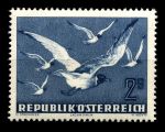Австрия 1950-1953 гг. • Mi# 985(Sc# C57) • 3 s. • Птицы • авиапочта • MH OG XF ( кат. - €200- )