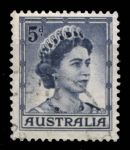 Австралия 1959-1963 гг. • Sc# 319(Gb# 314) • 5 d. • Елизавета II • стандарт • Used F-VF