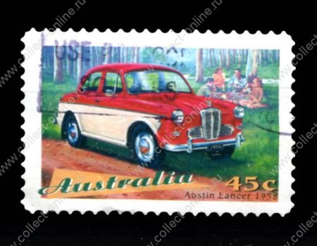 Австралия 1997 г. • SC# 1581 • 45 c. • классические автомобили • Астин Lancer(1958) • Used XF ( кат.- $1 )
