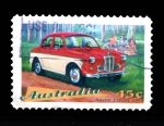 Австралия 1997 г. • SC# 1581 • 45 c. • классические автомобили • Астин Lancer(1958) • Used XF ( кат.- $1 )