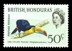 Британский Гондурас 1962 г. • Gb# 210 • 50 c. • птицы • тукан • MH OG VF ( кат. - £7 )