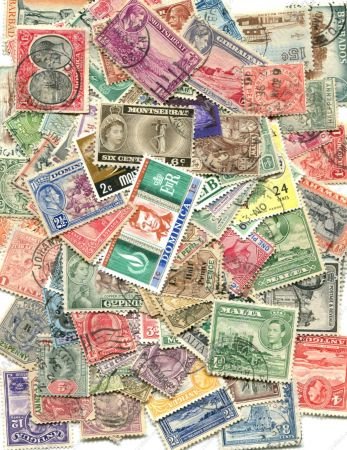 Британские колонии и Содружество • 600 разных старых марок • Used F-VF