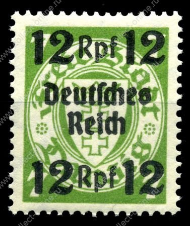 Германия 3-й рейх 1939 г. • Mi# 721 • 12 на 7 pf. • надпечатка "Deutsches Reich" на марке Данцига • MNH OG XF ( кат.- € 6 )