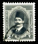 Египет 1923-1924 гг. • SC# 93 • 2 m. • Король Фуад • стандарт • Used F-VF