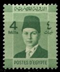 Египет 1937-1944 гг. • SC# 209 • 4 m. • Король Фарук(детский портрет) • стандарт • MH OG VF