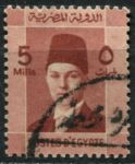 Египет 1937-1944 гг. • SC# 210 • 5 m. • Король Фарук(детский портрет) • стандарт Used F-VF