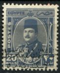 Египет 1944-1950 гг. • SC# 250 • 20 m. • король Фарук • стандарт • Used F-VF