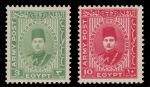 Египет 1939 г. • SC# M14-5 • 3 и 10 m. • Король Фарук • армейская почта • полн серия • MNH OG XF ( кат. - $27.50 )