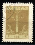 ФИЮМЕ 1923г. SC# 183 / 5 l. / КОЛОННА / USED F-VF / АРХИТЕКТУРА