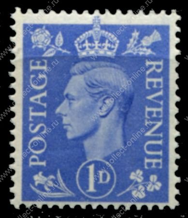 Великобритания 1950-1952 гг. • Gb# 504 • 1 d. • Георг VI • стандарт • MNH OG VF