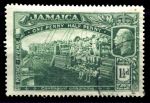 Ямайка 1929-1932 гг. • Gb# 96(Sc# 90) • 1½ d. • осн. выпуск • погрузка десанта • Used F-VF