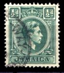Ямайка 1938-1952 гг. • Gb# 121(Sc# 116) • ½ d. • Георг VI • стандарт • Used F-VF