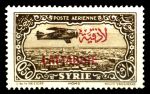 Латакия 1931-1933 гг. • SC# C2 • 50 c. • надпечатка на осн. выпуске марок Сирии • авиапочта • коричн. • MH OG VF