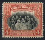 Северное Борнео 1909-1923 гг. • Gb# 164 • 4 c. • заседание Высшего совета • Used VF