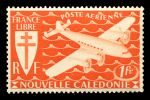 Новая Каледония 1942 г. • Iv# A46(Sc# C7) • 1 fr. • коллективный выпуск • авиапочта • MNH OG VF