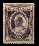 Нигер Кост 1894 г. • Gb# 55 • 5 d. • королева Виктория • стандарт • MH OG VF