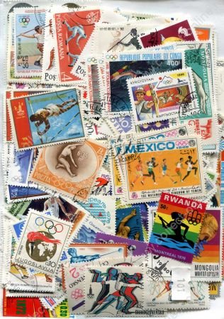 Олимпийские игры(спорт) • Набор 500 разных марок всего мира • XF